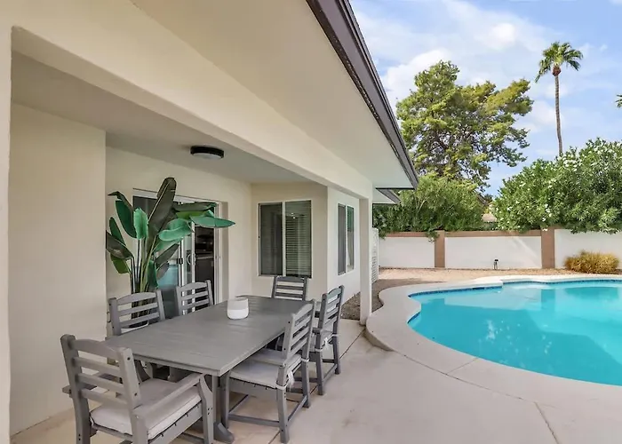 Modern Retreat With Pool Putting Games *